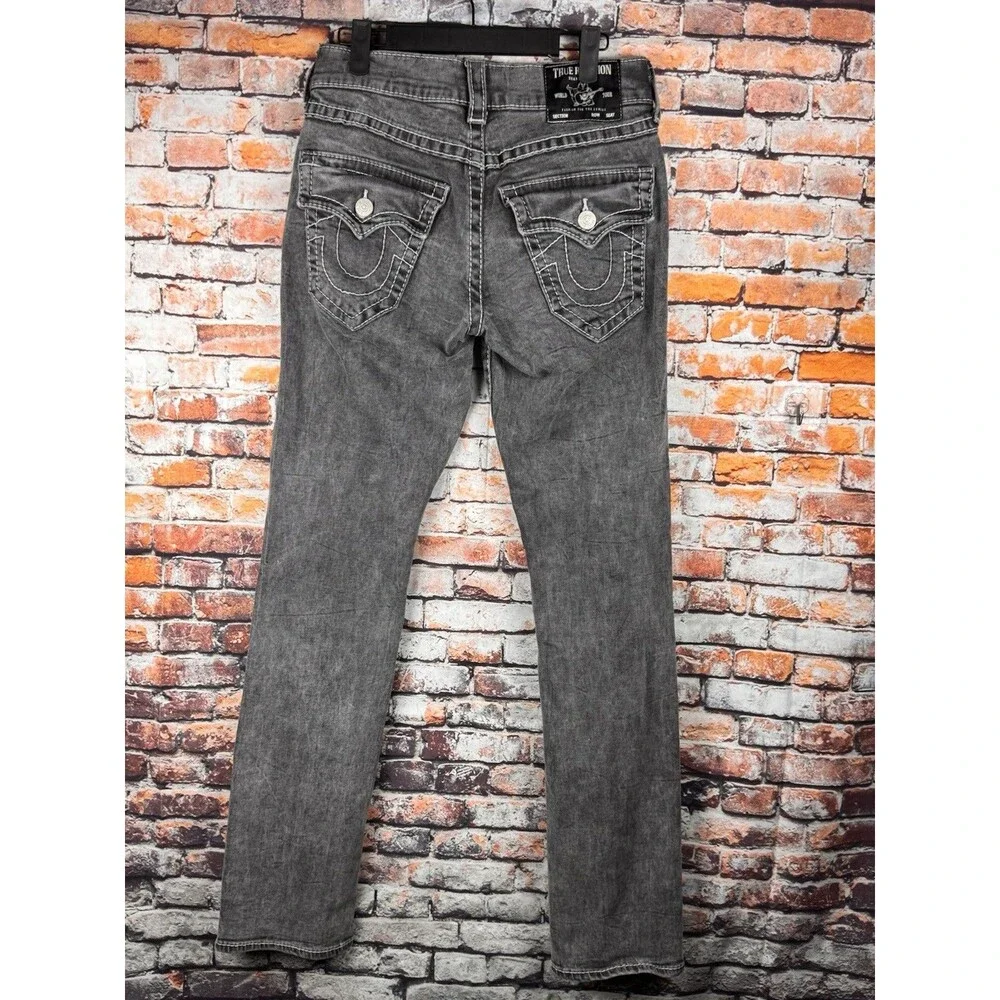 True Religion Ricky Flap Big T Relaxed Straight 28